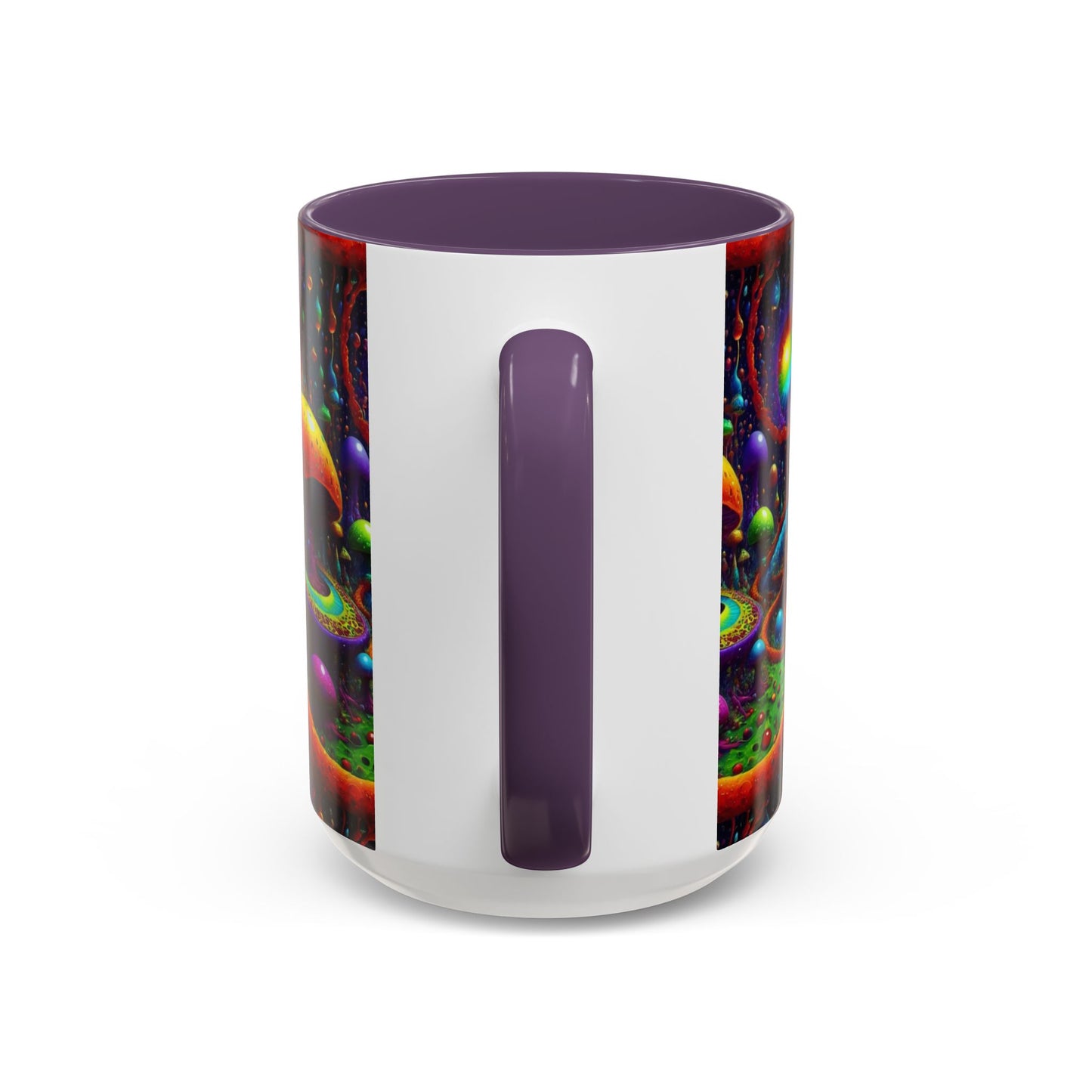 Psychedelic Mushroom Galaxy Coffee Mug — Vibrant Trippy Accent Mug (11/15oz)