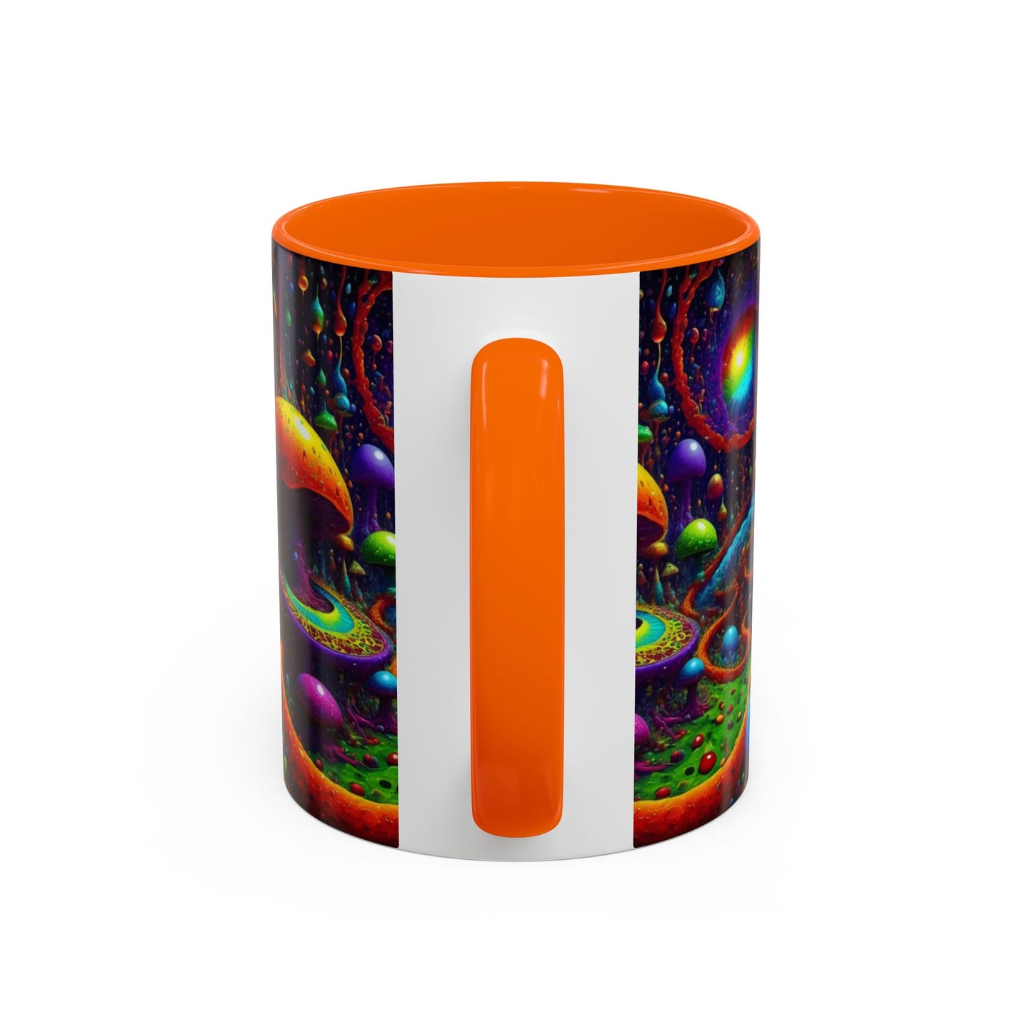 Psychedelic Mushroom Galaxy Coffee Mug — Vibrant Trippy Accent Mug (11/15oz)