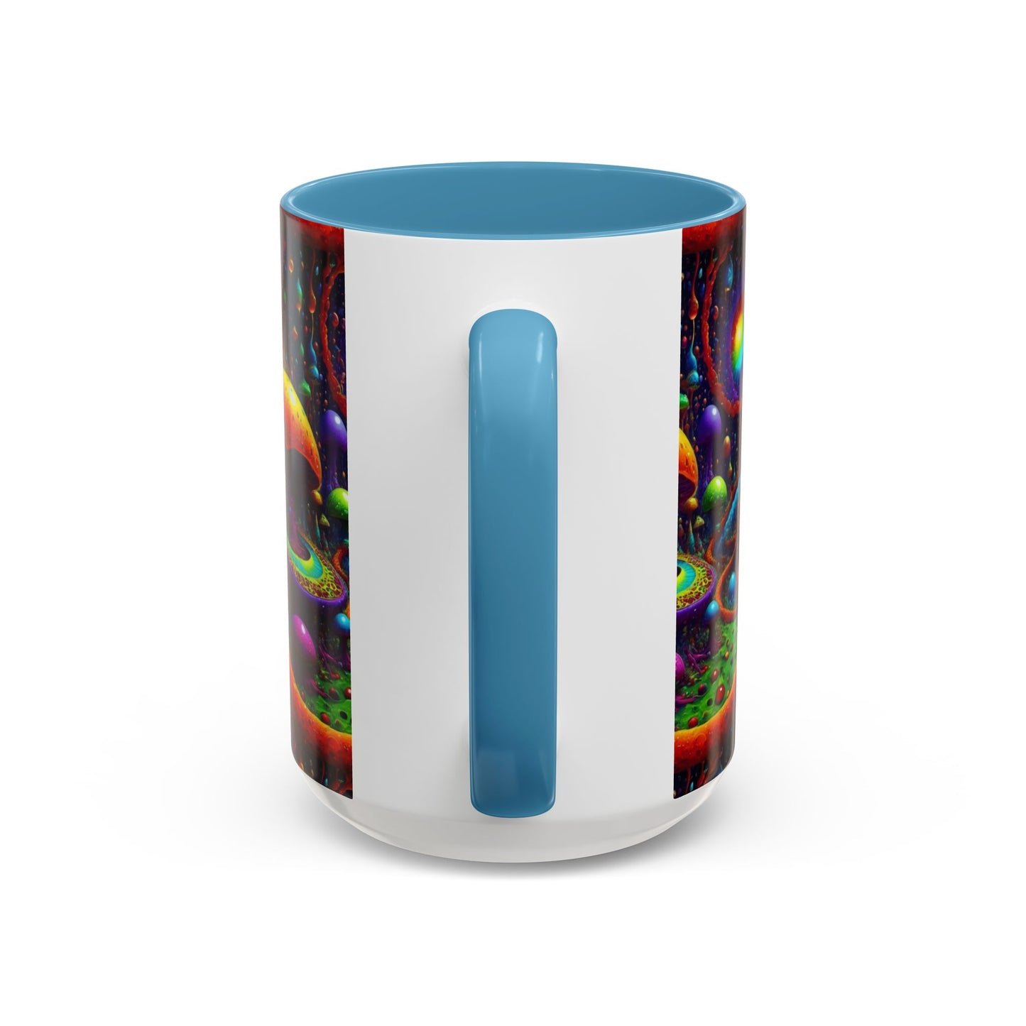 Psychedelic Mushroom Galaxy Coffee Mug — Vibrant Trippy Accent Mug (11/15oz)