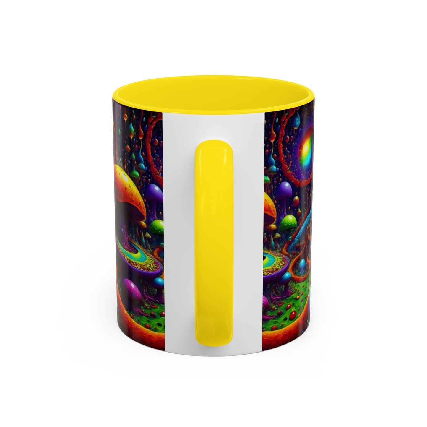 Psychedelic Mushroom Galaxy Coffee Mug — Vibrant Trippy Accent Mug (11/15oz)