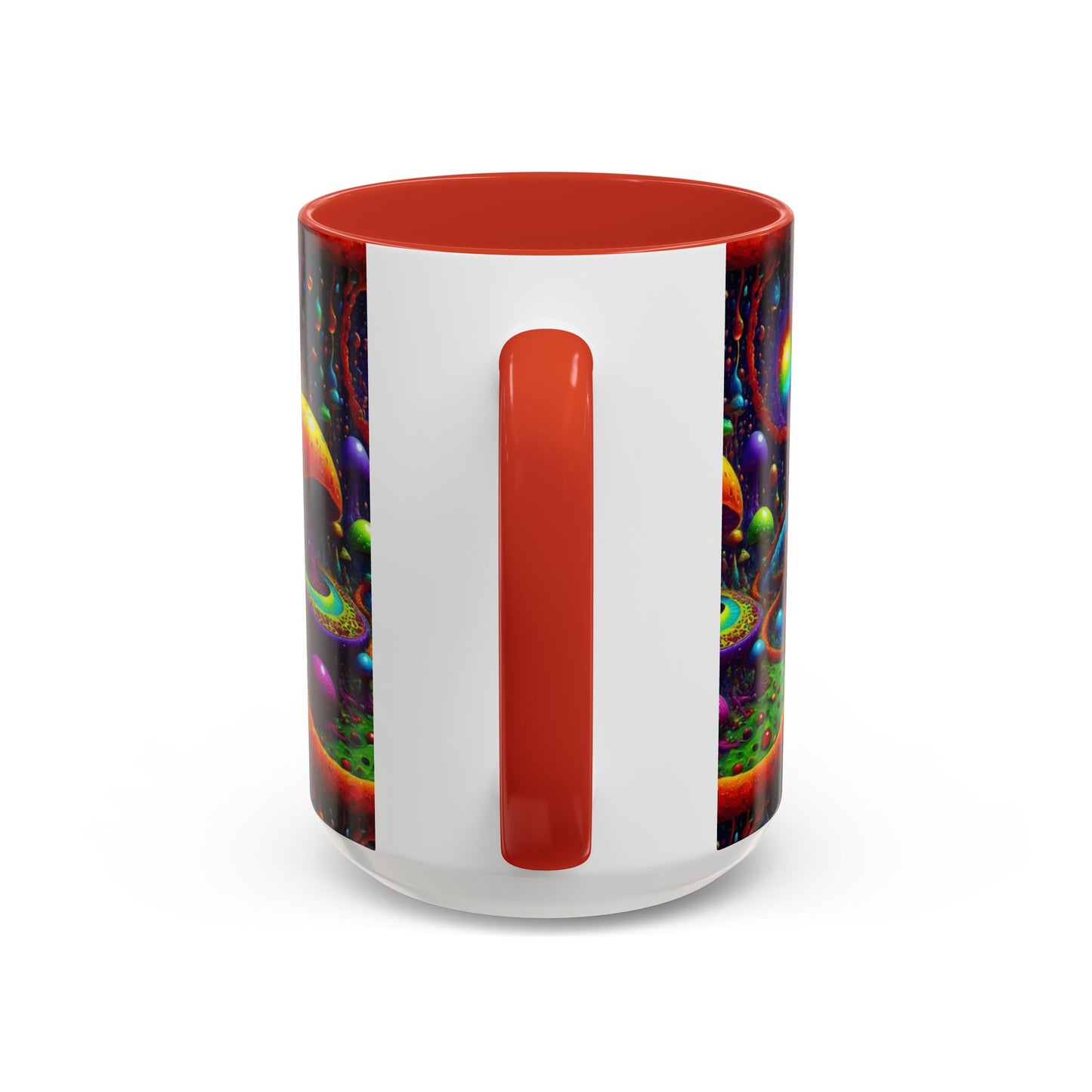 Psychedelic Mushroom Galaxy Coffee Mug — Vibrant Trippy Accent Mug (11/15oz)