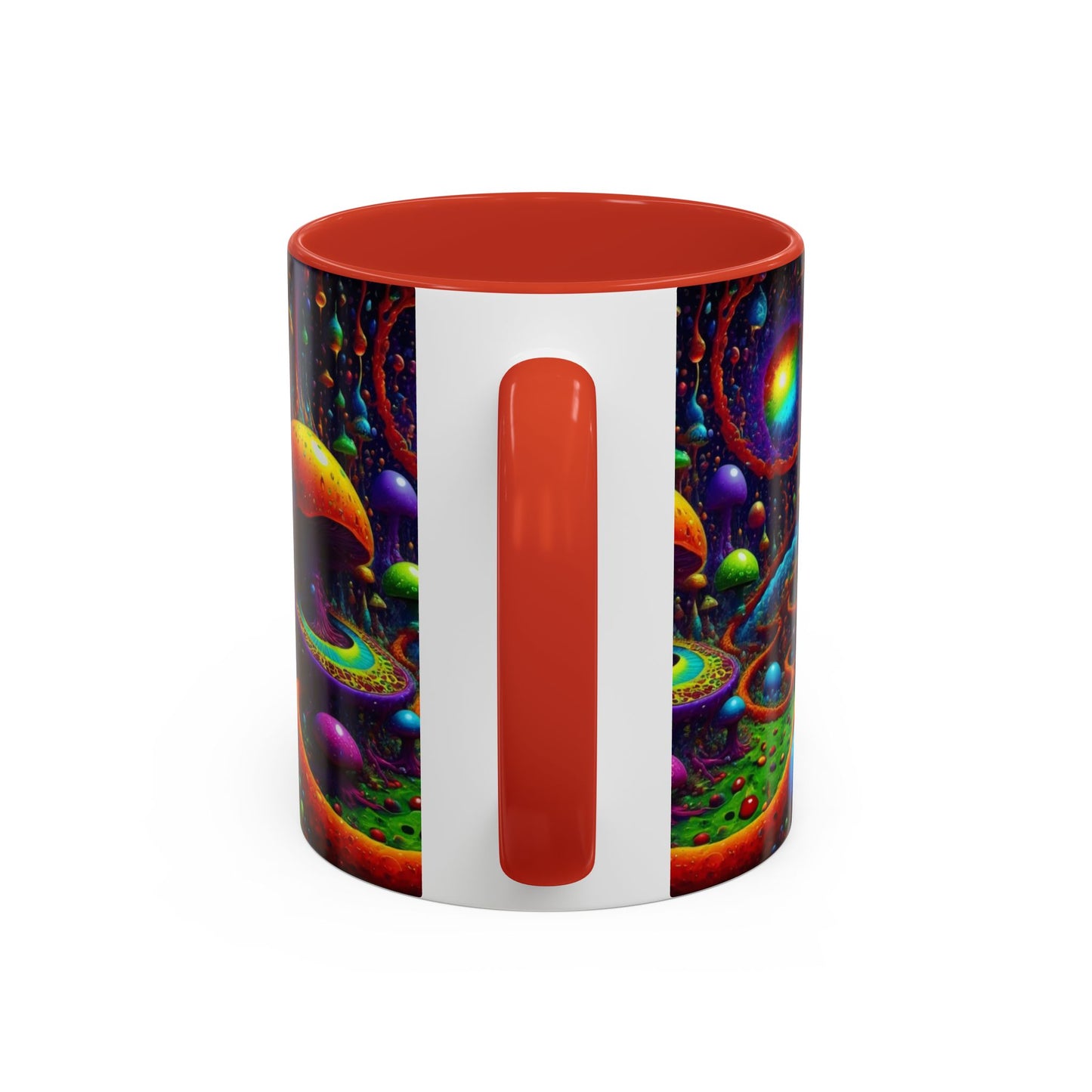 Psychedelic Mushroom Galaxy Coffee Mug — Vibrant Trippy Accent Mug (11/15oz)