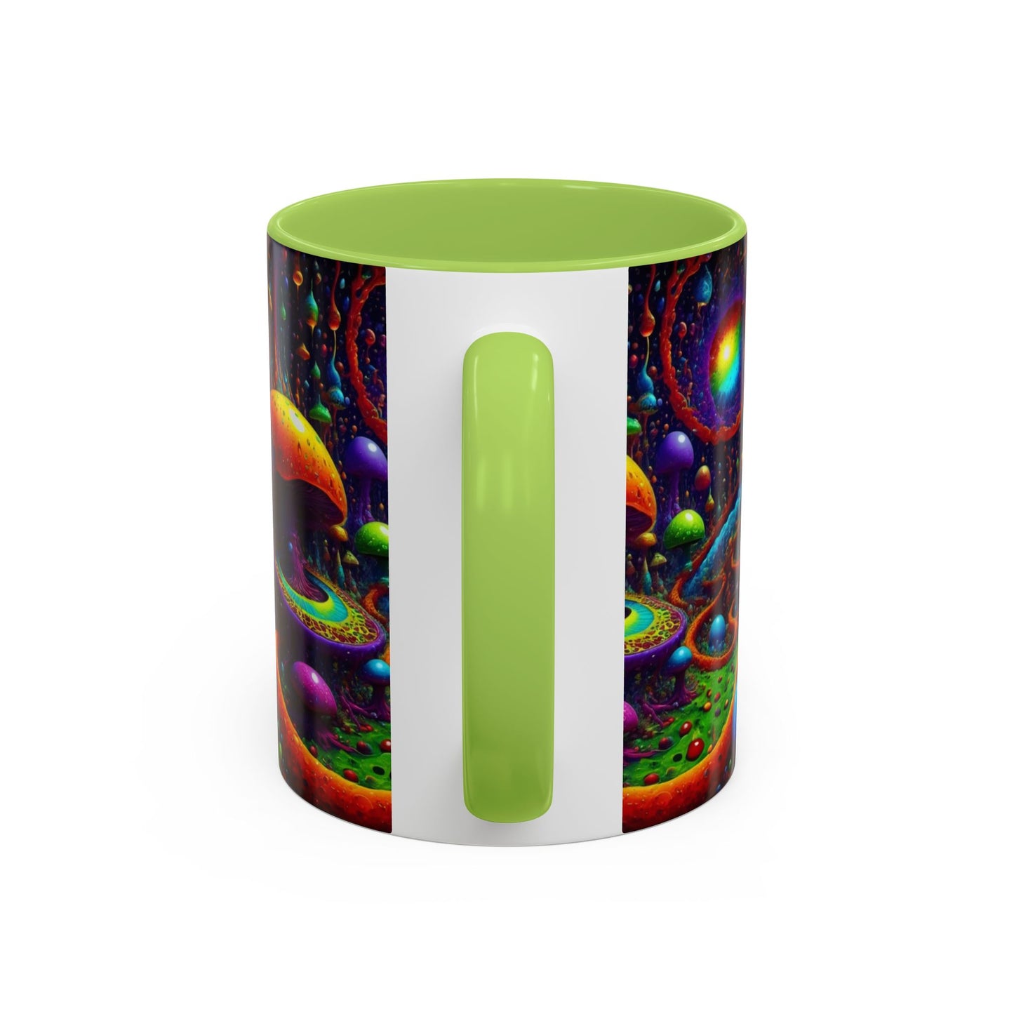Psychedelic Mushroom Galaxy Coffee Mug — Vibrant Trippy Accent Mug (11/15oz)