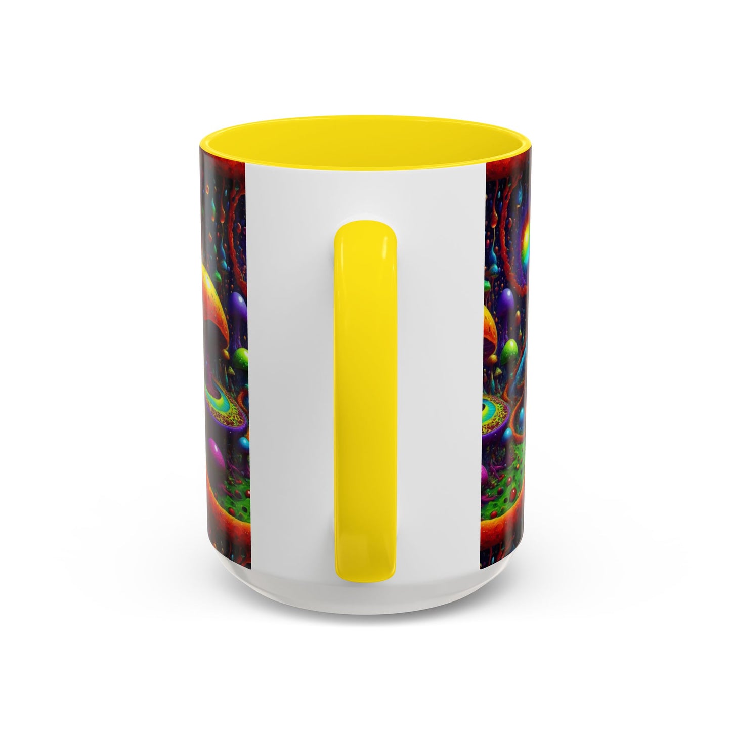 Psychedelic Mushroom Galaxy Coffee Mug — Vibrant Trippy Accent Mug (11/15oz)