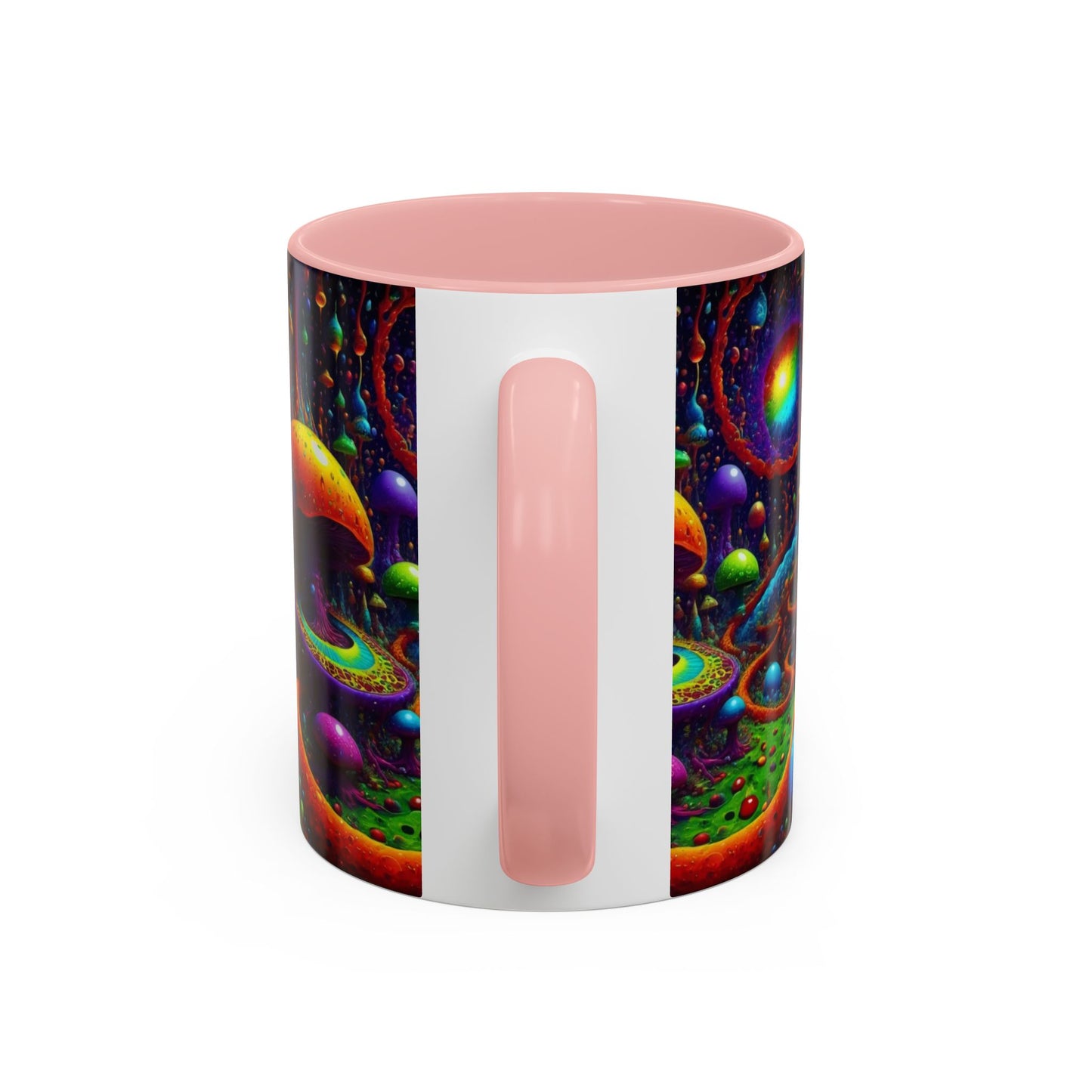 Psychedelic Mushroom Galaxy Coffee Mug — Vibrant Trippy Accent Mug (11/15oz)