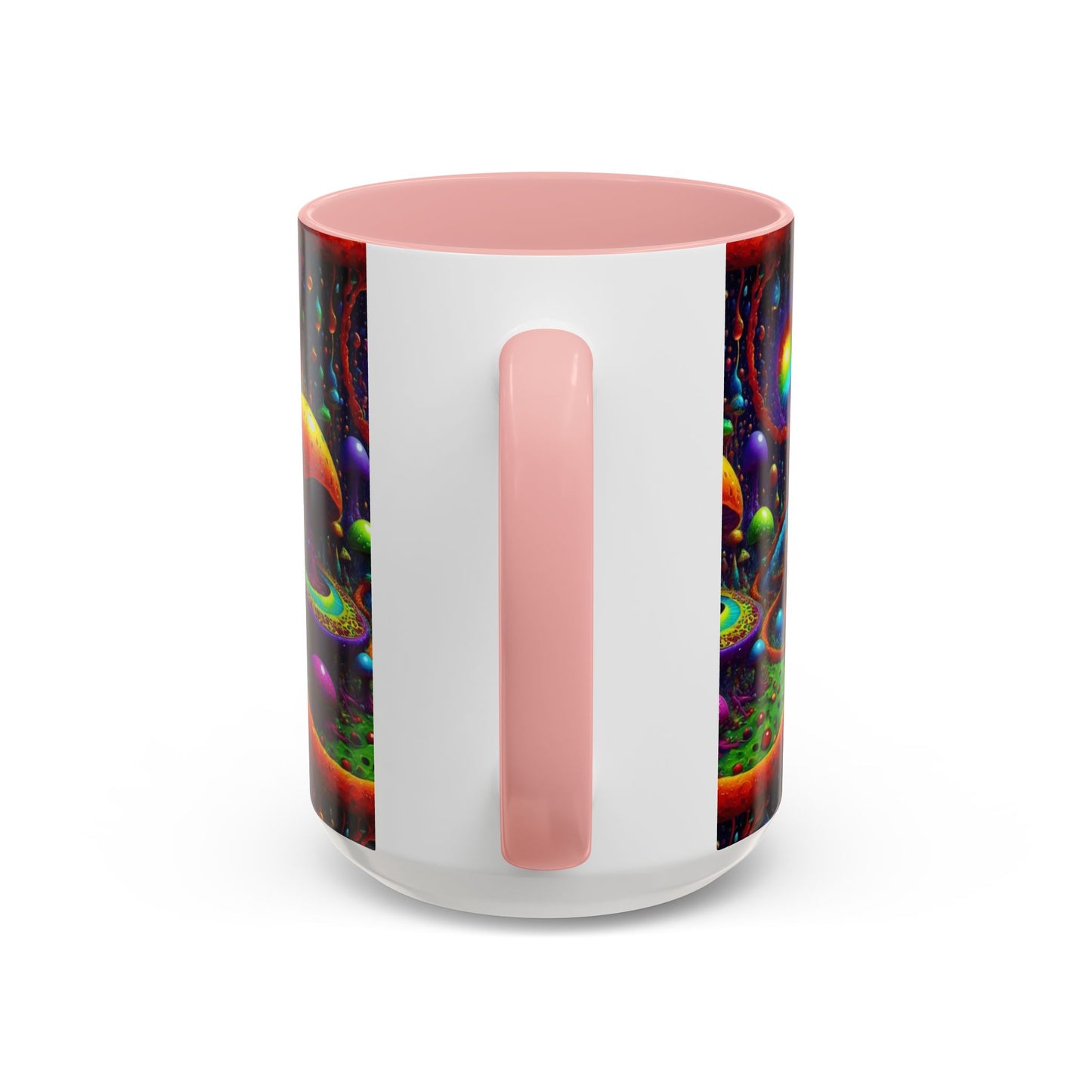 Psychedelic Mushroom Galaxy Coffee Mug — Vibrant Trippy Accent Mug (11/15oz)