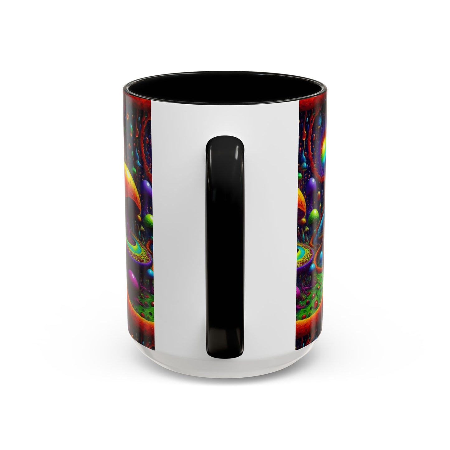 Psychedelic Mushroom Galaxy Coffee Mug — Vibrant Trippy Accent Mug (11/15oz)