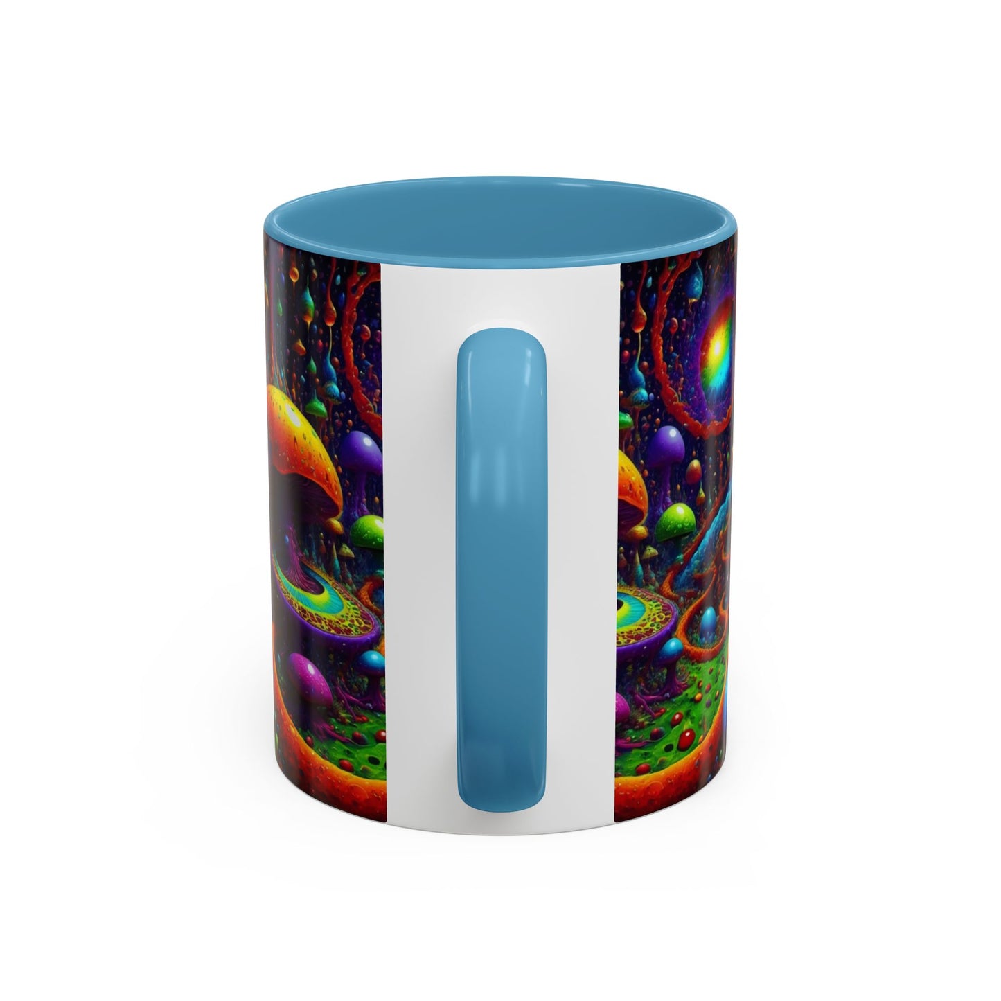 Psychedelic Mushroom Galaxy Coffee Mug — Vibrant Trippy Accent Mug (11/15oz)