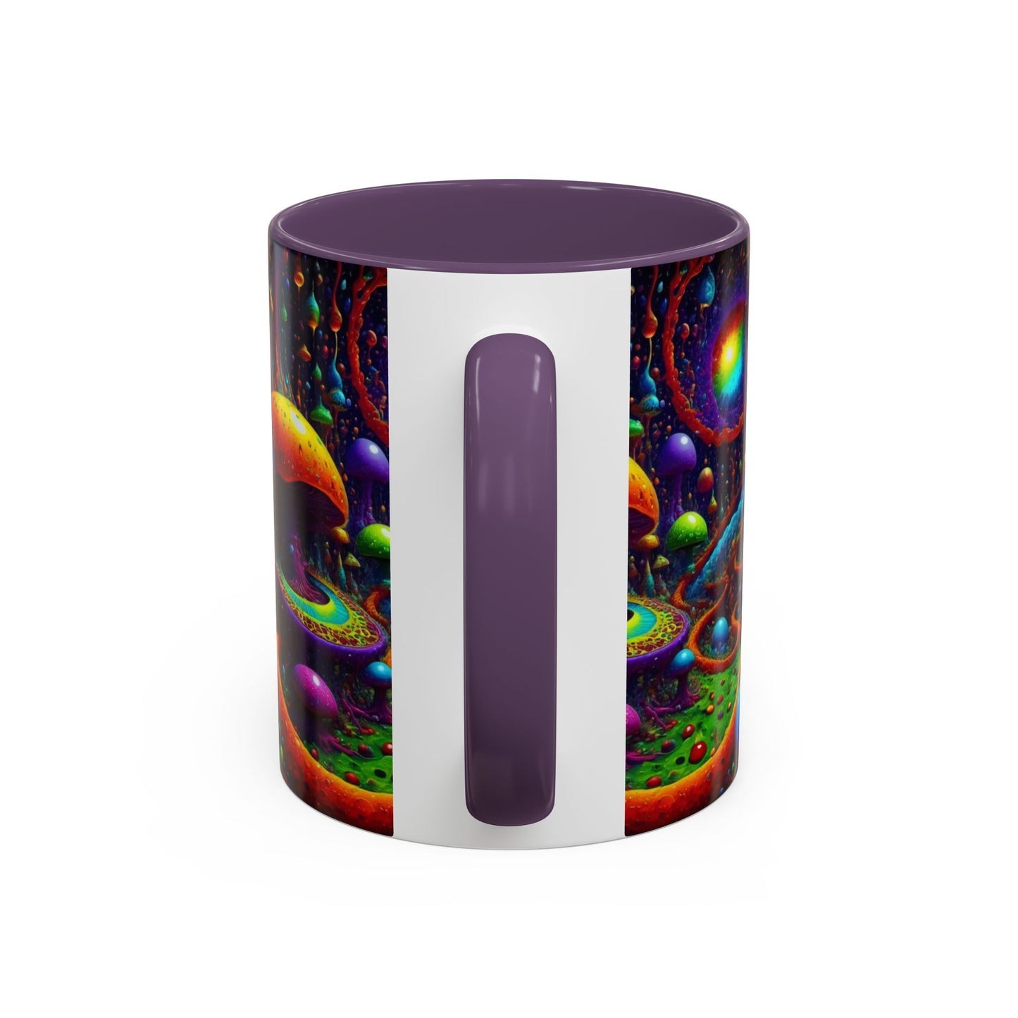 Psychedelic Mushroom Galaxy Coffee Mug — Vibrant Trippy Accent Mug (11/15oz)